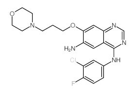 N4-(3-Chloro-4-fluorophenyl)-7-(3-morpholinopropoxy)quinazoline-4,6-diamine picture