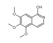 5,6,7-trimethoxyisoquinolin-1-ol结构式
