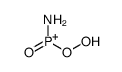 amino-hydroperoxy-oxophosphanium Structure