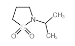 2-ISOPROPYLISOTHIAZOLIDINE 1,1-DIOXIDE结构式