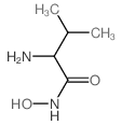 Butanamide,2-amino-N-hydroxy-3-methyl-, (2S)-结构式