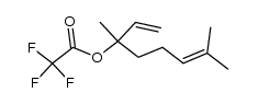 linalyl trifluoroacetate Structure