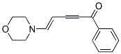 5-Morpholino-1-phenyl-4-penten-2-yn-1-one structure