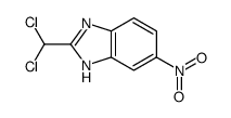 2-(dichloromethyl)-6-nitro-1H-benzimidazole结构式