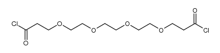 4,7,10,13-tetraoxahexadecane-1,16-dioyl dichloride结构式