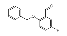 2-(苄氧基)-5-氟苯(甲)醛结构式