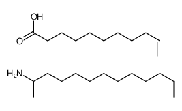 undec-10-enoic acid, compound with 2-tridecylamine (1:1)结构式