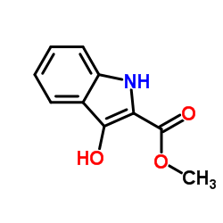 3-HYDROXY INDOLE-2-CARBOXYLIC ACID METHYLESTER structure