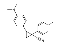 2-(4-dimethylaminophenyl)-1-(4-methylphenyl)cyclopropane-1-carbonitril e结构式
