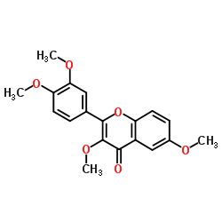 2-(3,4-Dimethoxyphenyl)-3,6-dimethoxy-4H-chromen-4-one Structure