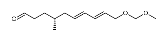(R,6E,8E)-10-(methoxymethoxy)-4-methyldeca-6,8-dienal Structure
