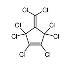 2-Dichloromethylene-1,2,3,3,5,5-hexachlorocyclopent-1-ene structure