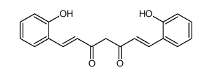 1,7-bis(2-hydroxyphenyl)hepta-1,6-diene-3,5-dione Structure