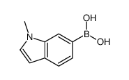 Boronic acid, (1-methyl-1H-indol-6-yl)- structure