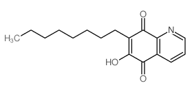 8-hydroxy-7-octyl-quinoline-5,6-dione Structure