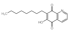 8-hydroxy-7-octyl-quinoline-5,6-dione结构式