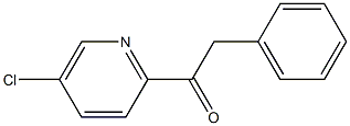 1-(5-CHLOROPYRIDIN-2-YL)-2-PHENYLETHAN-1-ONE结构式