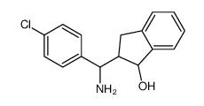 2-[amino-(4-chlorophenyl)methyl]-2,3-dihydro-1H-inden-1-ol结构式
