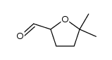 5,5-dimethyltetrahydrofuran-2-carbaldehyde Structure