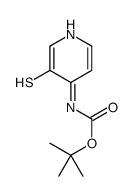 TERT-BUTYL (3-MERCAPTOPYRIDIN-4-YL)CARBAMATE structure