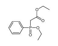 ethyl 2-[ethoxy(phenyl)phosphoryl]acetate Structure