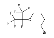 1-bromo-4-(1,1,1,2,3,3,3-heptafluoropropan-2-yloxy)butane结构式