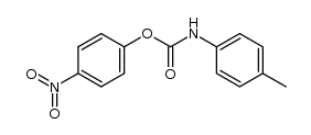 O-(4-nitrophenyl)-N-(4-tolyl)carbamate结构式