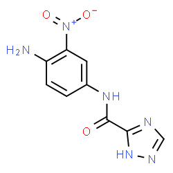 1H-1,2,4-Triazole-3-carboxamide,N-(4-amino-3-nitrophenyl)-(9CI) Structure