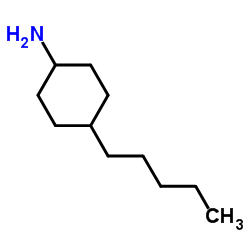 4-戊基环己胺结构式