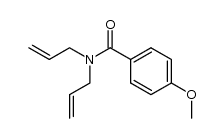 4-methoxy-N,N-diallylbenzamide结构式