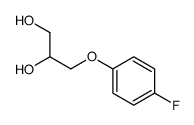3-(4-fluorophenoxy)propane-1,2-diol结构式