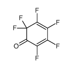 2,3,4,5,6,6-hexafluorocyclohexa-2,4-dien-1-one Structure