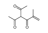 3-acetyl-5-methylhex-5-ene-2,4-dione结构式
