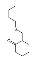 2-(butylsulfanylmethyl)cyclohexan-1-one结构式