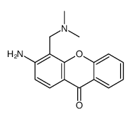 3-amino-4-[(dimethylamino)methyl]xanthen-9-one结构式