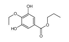 propyl 4-ethoxy-3,5-dihydroxybenzoate Structure