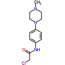 2-Chloro-N-[4-(4-methyl-1-piperazinyl)phenyl]acetamide Structure