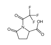5-oxo-1-(trifluoroacetyl)proline结构式