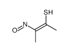 3-nitrosobut-2-ene-2-thiol结构式