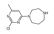 1-(2-Chloro-6-Methyl-pyrimidin-4-yl)-[1,4]diazepane structure