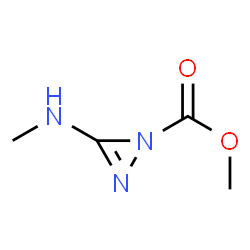 1H-Diazirine-1-carboxylicacid,3-(methylamino)-,methylester(9CI) Structure