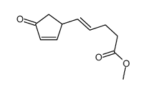 methyl 5-(4-oxocyclopent-2-en-1-yl)pent-4-enoate结构式