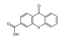 9-oxothioxanthene-3-carboxylic acid结构式