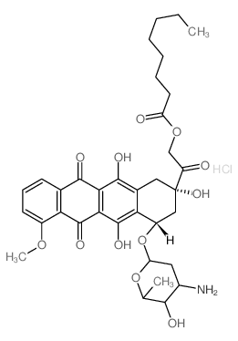 ADRIAMYCIN-14-OCTANOATEHYDROCHLORIDE结构式