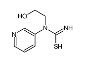 Thiourea, N-(2-hydroxyethyl)-N-3-pyridinyl- (9CI) structure