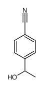 Benzonitrile, 4-(1-hydroxyethyl)- (9CI) structure