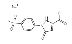 3-羧基-1-(4-磺酸苯基)-5-吡唑啉酮钠盐图片