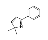 2,2-dimethyl-5-phenyl-2H-pyrrole结构式