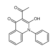 3-ACETYL-4-HYDROXY-1-PHENYL-2(1H)-QUINOLINONE结构式