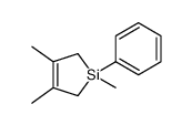 1,3,4-trimethyl-1-phenyl-2,5-dihydrosilole Structure